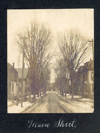 AMESBURY, MASSACHUSETTS, MERRIMACK RIVER, AND LONG ISLAND SOUND PHOTOGRAPH ALBUM, CIRCA 1905