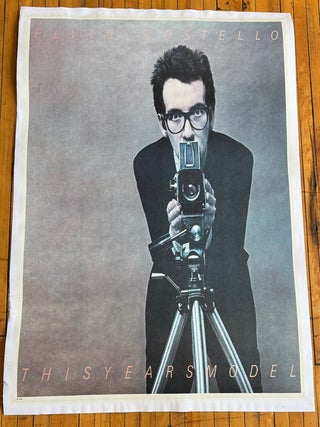 ELVIS COSTELLO &ldquo;THIS YEAR&rsquo;S MODEL&rdquo; OVERSIZED PROMOTIONAL POSTER, 1978