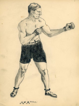 1908-1909 SKETCHBOOK - SPORTS POLITICS COMIC