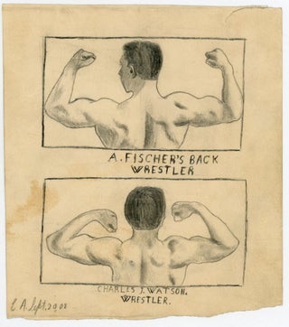 1908-1909 SKETCHBOOK - SPORTS POLITICS COMIC
