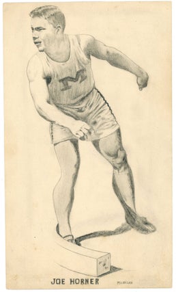 1908-1909 SKETCHBOOK - SPORTS POLITICS COMIC