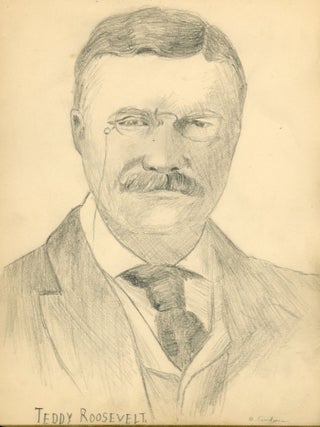 1908-1909 SKETCHBOOK - SPORTS POLITICS COMIC