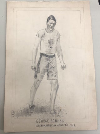 1908-1909 SKETCHBOOK - SPORTS POLITICS COMIC