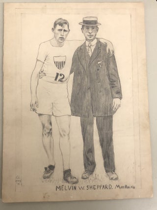 1908-1909 SKETCHBOOK - SPORTS POLITICS COMIC