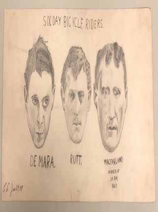 1908-1909 SKETCHBOOK - SPORTS POLITICS COMIC