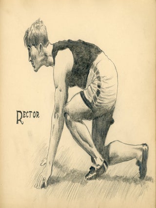 1908-1909 SKETCHBOOK - SPORTS POLITICS COMIC