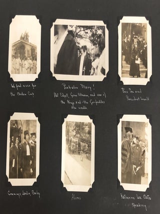 WELLESLEY COLLEGE 1920s WOMEN PHOTO ALBUM