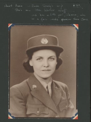WWII RECORD OF FRIENDS IN THE WAR BY A GIRL AT HOME - PHOTO ALBUM