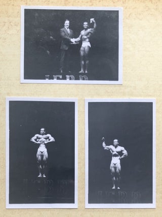 MALE BODY BUILDERS – SERGIO OLIVA (MR. OLYMPIA) AND FRANK ZANE (MR. AMERICA), 1968-1975 PHOTO ALBUM