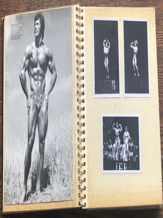 MALE BODY BUILDERS – SERGIO OLIVA (MR. OLYMPIA) AND FRANK ZANE (MR. AMERICA), 1968-1975 PHOTO ALBUM