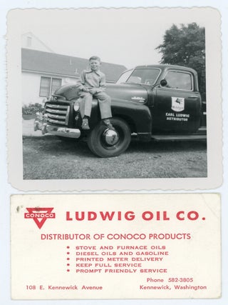 Item #219 LUDWIG OIL - CONOCO GASOLINE KENNEWICK WA PHOTO COLLECTION