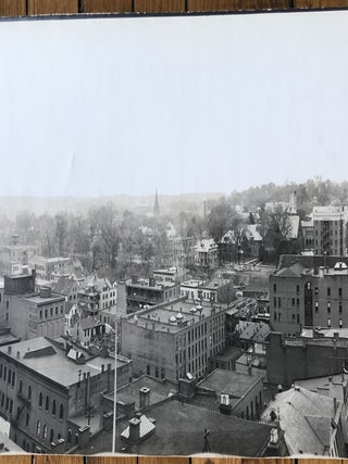LARGE PANORAMIC PHOTO of SPRINGFIELD, MASSACHUSETTS 1909