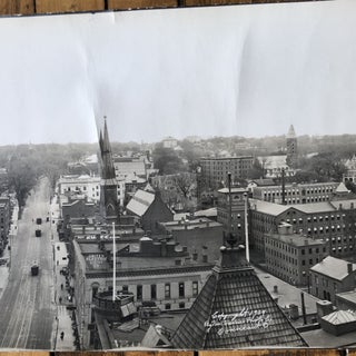 LARGE PANORAMIC PHOTO of SPRINGFIELD, MASSACHUSETTS 1909
