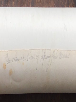 LARGE PANORAMIC PHOTO of SPRINGFIELD, MASSACHUSETTS 1909
