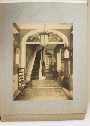 COLONIAL ARCHITECTURE AND INTERIORS - J.S. HOLBROOK - c. 1900 PHOTO ALBUM