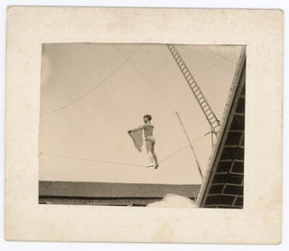 Item #265 EARLY 1900s HIGH WIRE CIRCUS ACT PERFORMERS PHOTOS