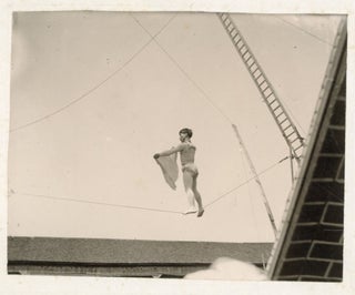 EARLY 1900s HIGH WIRE CIRCUS ACT PERFORMERS PHOTOS