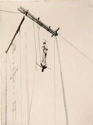 EARLY 1900s HIGH WIRE CIRCUS ACT PERFORMERS PHOTOS