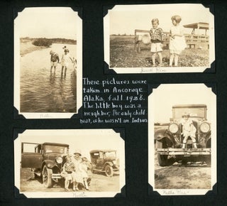1930s CALIFORNIA ALASKA PHOTO ALBUM HIGH SCHOOL GIRL