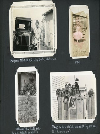 1930s CALIFORNIA ALASKA PHOTO ALBUM HIGH SCHOOL GIRL