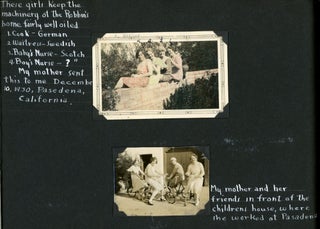 1930s CALIFORNIA ALASKA PHOTO ALBUM HIGH SCHOOL GIRL