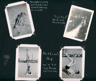 1930s CALIFORNIA ALASKA PHOTO ALBUM HIGH SCHOOL GIRL