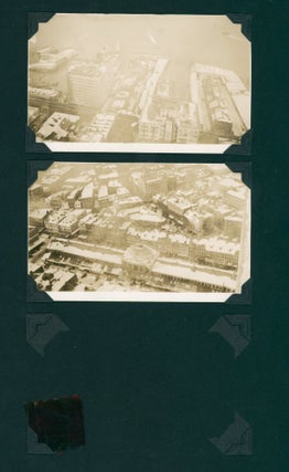 1920s AMUSEMENT PARK PHOTO ALBUM PAGES - ROLLER COASTERS
