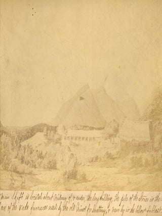 1880s ALBUMEN PHOTO PABELLON SILVER MINE NEAR SANTA ROSA, COAHUILA, MEXICO