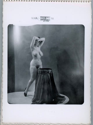 NUDE WOMAN HIDING FACE 1951 - BETTY PAIGE PHOTOGRAPHER