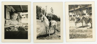 TEPEE LODGE BIG HORN WYOMING 1934 SNAPSHOT PHOTO LOT