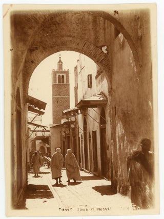 c. 1900 PHOTOS OF TUNIS TUNISIA by E. BERG North Africa