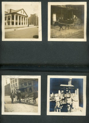 PHOTO ALBUM OF ANTIQUE FURNITURE AND TRIP SOUTH c. 1910s
