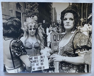 1973 LESBIAN GAY PROTEST PHOTOS NYC