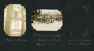 1929 MID-WEST TRAVEL PHOTO ALBUM WORKING ON TREES