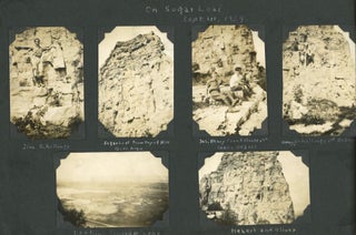 1929 MID-WEST TRAVEL PHOTO ALBUM WORKING ON TREES