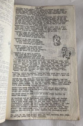 1950s RISQUE ART AND HUMOR TYPEWRITTEN MANUSCRIPTS