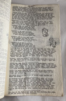 1950s RISQUE ART AND HUMOR TYPEWRITTEN MANUSCRIPTS