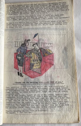 1950s RISQUE ART AND HUMOR TYPEWRITTEN MANUSCRIPTS