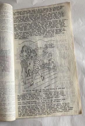 1950s RISQUE ART AND HUMOR TYPEWRITTEN MANUSCRIPTS
