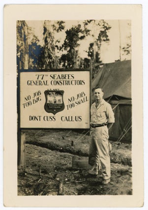 COLLECTION OF PHOTOS AND FLIGHT CAP FROM MAN IN THE USMC WWII