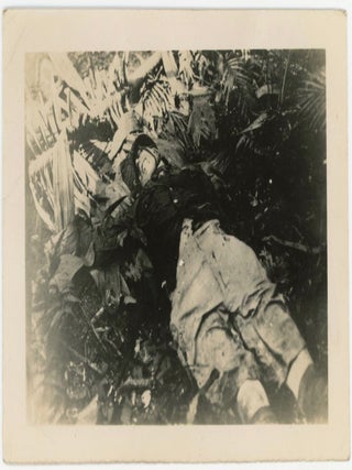 COLLECTION OF PHOTOS AND FLIGHT CAP FROM MAN IN THE USMC WWII