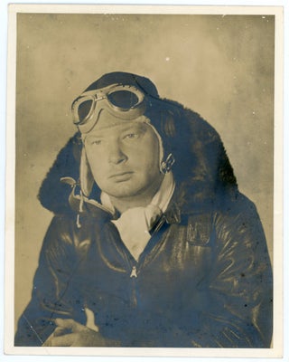 COLLECTION OF PHOTOS AND FLIGHT CAP FROM MAN IN THE USMC WWII