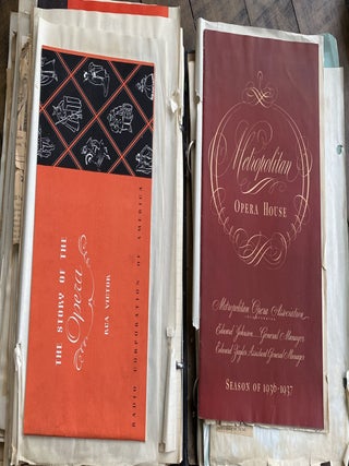 1936 MUSIC SCRAPBOOK WITH PHOTOS, PROGRAMS AND CLIPPINGS