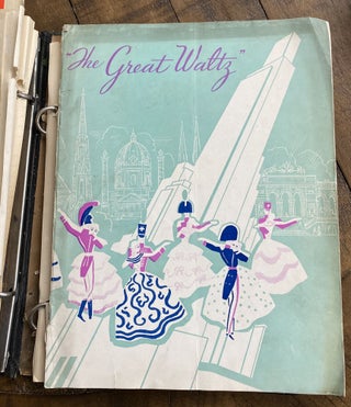 1936 MUSIC SCRAPBOOK WITH PHOTOS, PROGRAMS AND CLIPPINGS