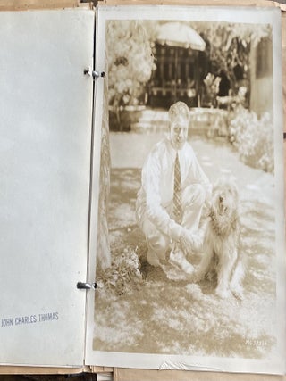 1936 MUSIC SCRAPBOOK WITH PHOTOS, PROGRAMS AND CLIPPINGS