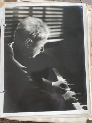 1936 MUSIC SCRAPBOOK WITH PHOTOS, PROGRAMS AND CLIPPINGS