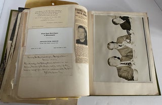 1890s - 1950S HUGE SCRAPBOOK ONE MAN'S MASONIC MEMBERSHIP