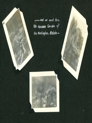 CALIFORNIA HUNTINGTON LIBRARY - SANTA ANA COLLEGE 1927-1929 PHOTO ALBUM