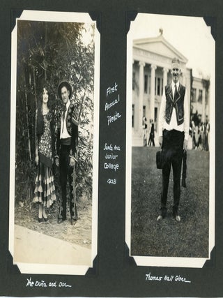 CALIFORNIA HUNTINGTON LIBRARY - SANTA ANA COLLEGE 1927-1929 PHOTO ALBUM