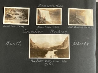 St LOUIS NATIVE PHOTO ALBUMS 1908-1920 CORNELL, BOYS CAMP, CANADA, ALASKA etc.